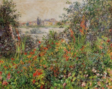Fleurs à Vetheuil Claude Monet Peinture à l'huile